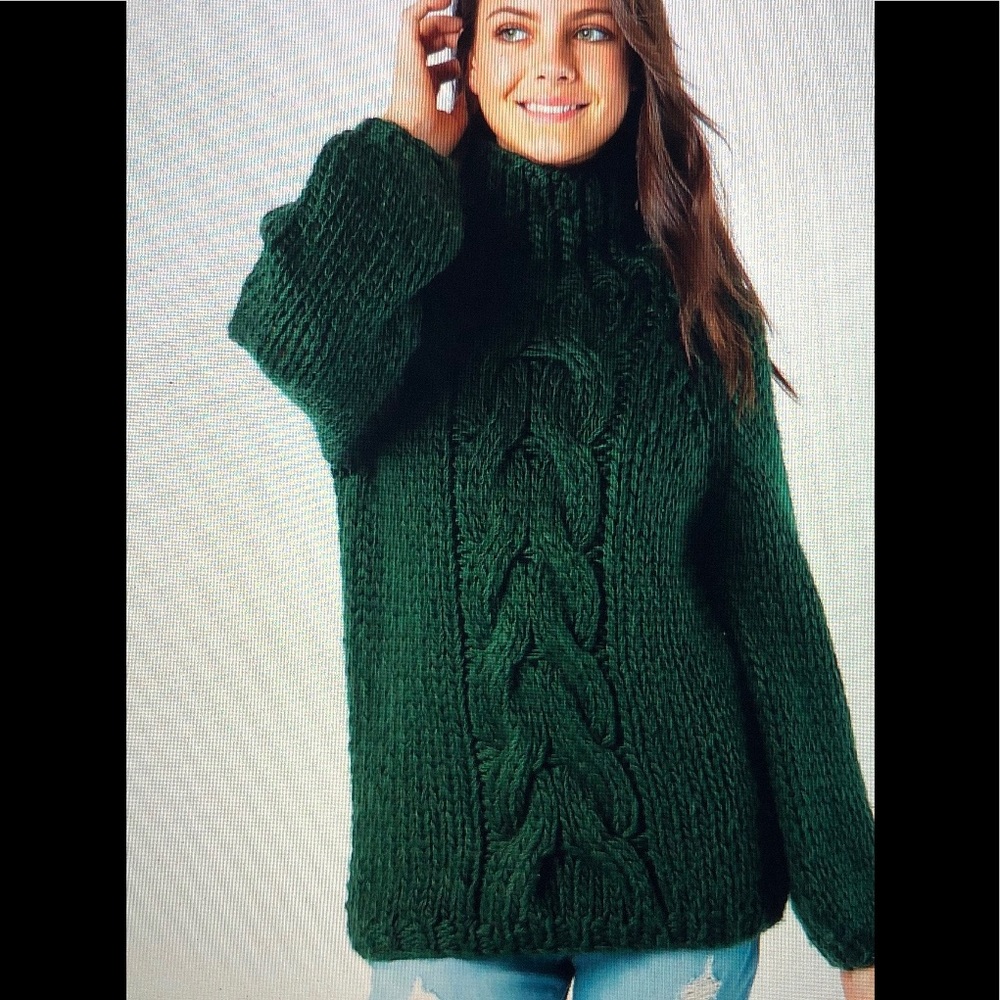 Forest green sweater. Brand new with tags.